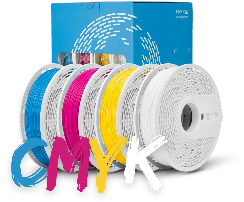 Entdecken Sie das Fiberlogy Easy PLA CMYK-Set!