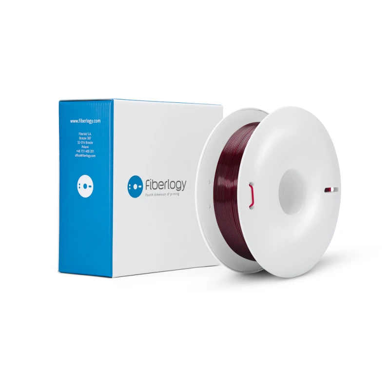 Fiberlogy Easy ABS Burgundy Transparent