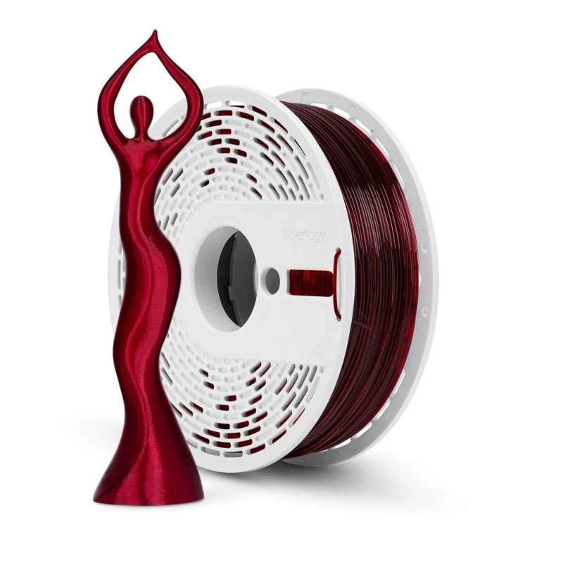Fiberlogy HS PLA Clear Burgundy